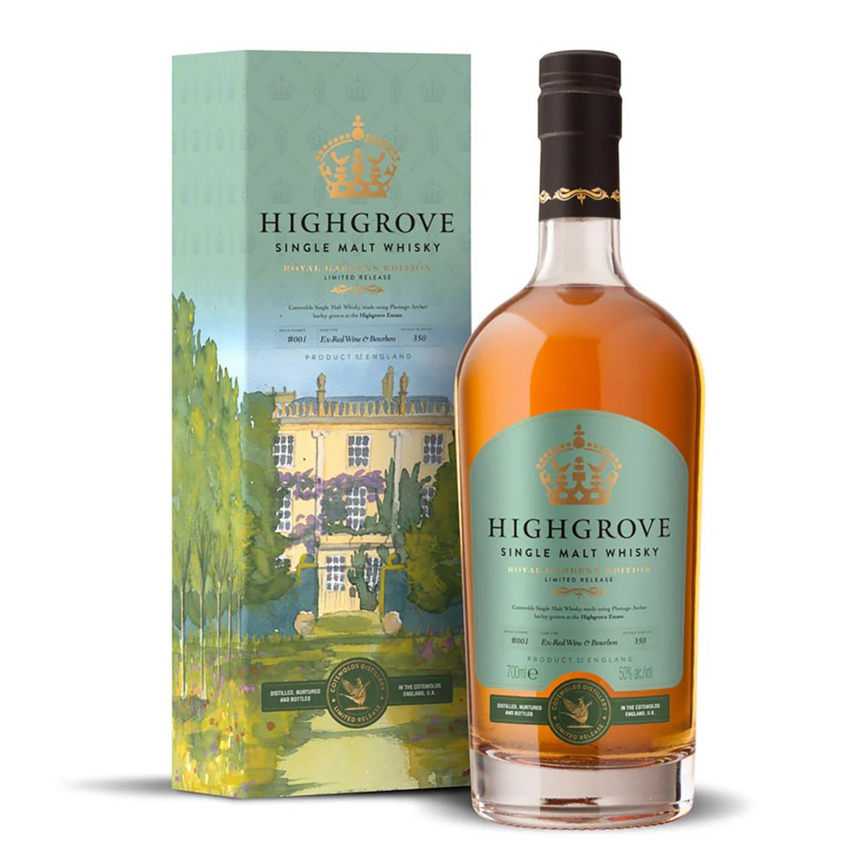 His Majesty's Highgrove Royal Gardens Single Malt is a limited edition of 400