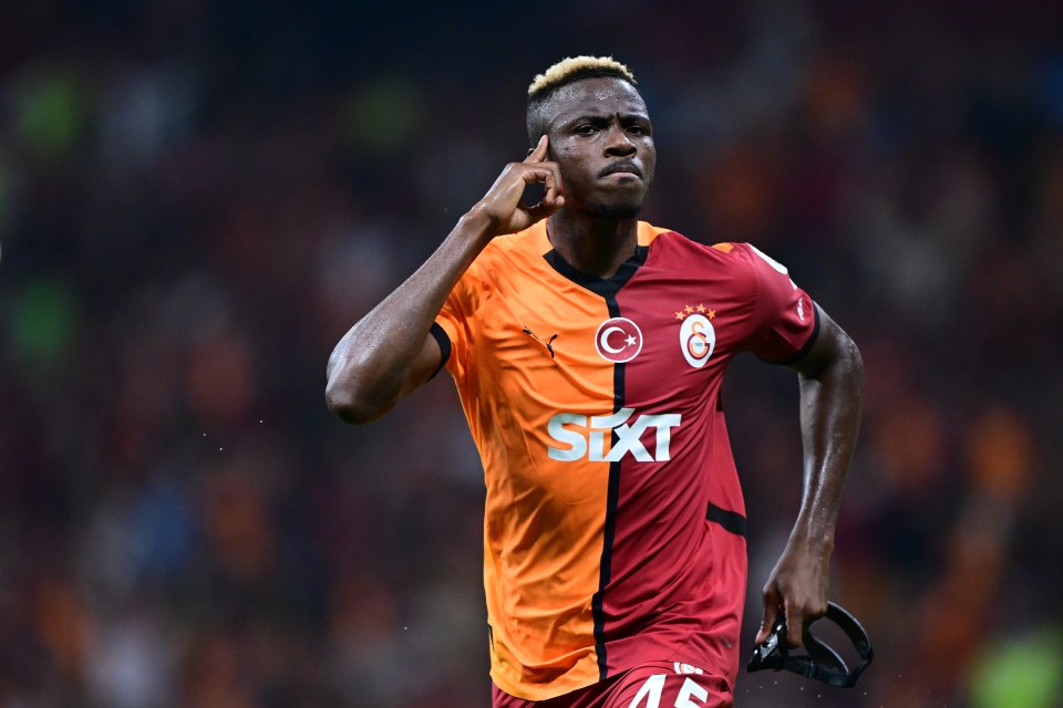 Osimhen has scored twice in four appearances since joining Galatasaray on loan