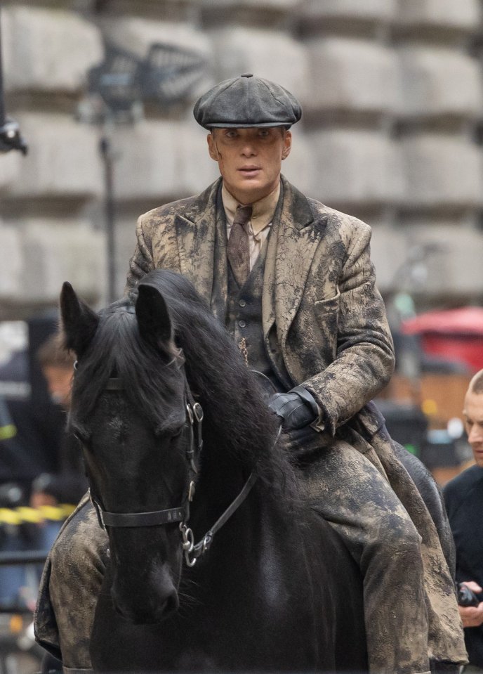 Cillian Murphy was back on the set of Peaky Blinders for the upcoming Netflix movie filmed in Birmingham