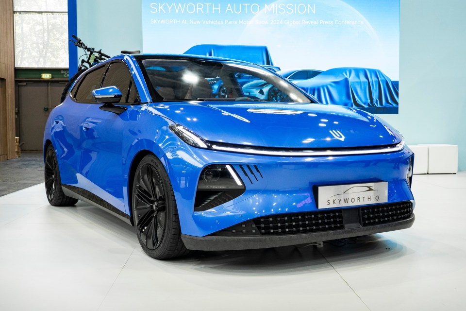 The Skyworth Q will rocket from 0-62mph in 3.9 seconds and bosses reckon they can bang them out for less than £30k