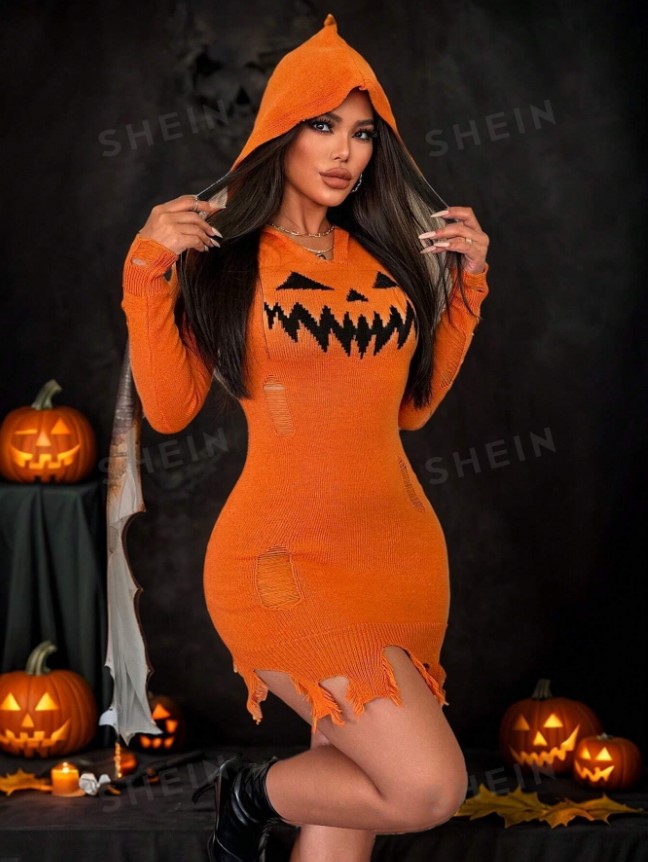 The mum was horrified by Shein's 'sexy pumpkin' outfit