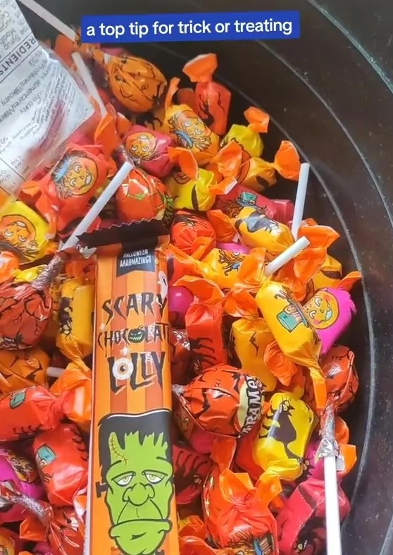 Mum Kirsty shared how she always checks her kids' Halloween sweets after trick or treating