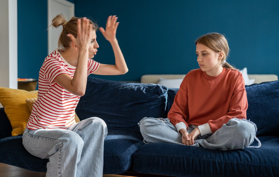 A teen counsellor explained how a parent's behaviour can directly impact their child's mood (stock image)