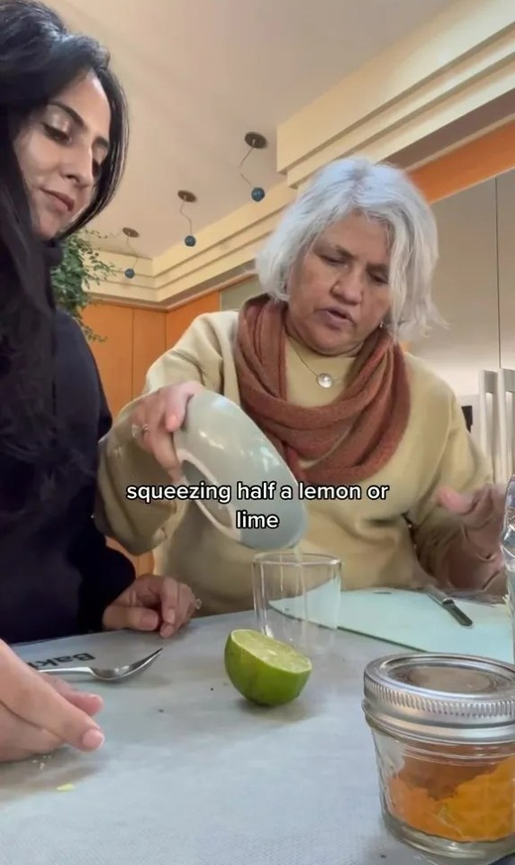 She credits a 'secret' drink that her mum taught her how to make