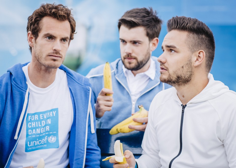 In 2015, Liam took part in a comedy sketch with tennis champ Andy Murray and comedian Jack Whitehall for children’s charity Unicef