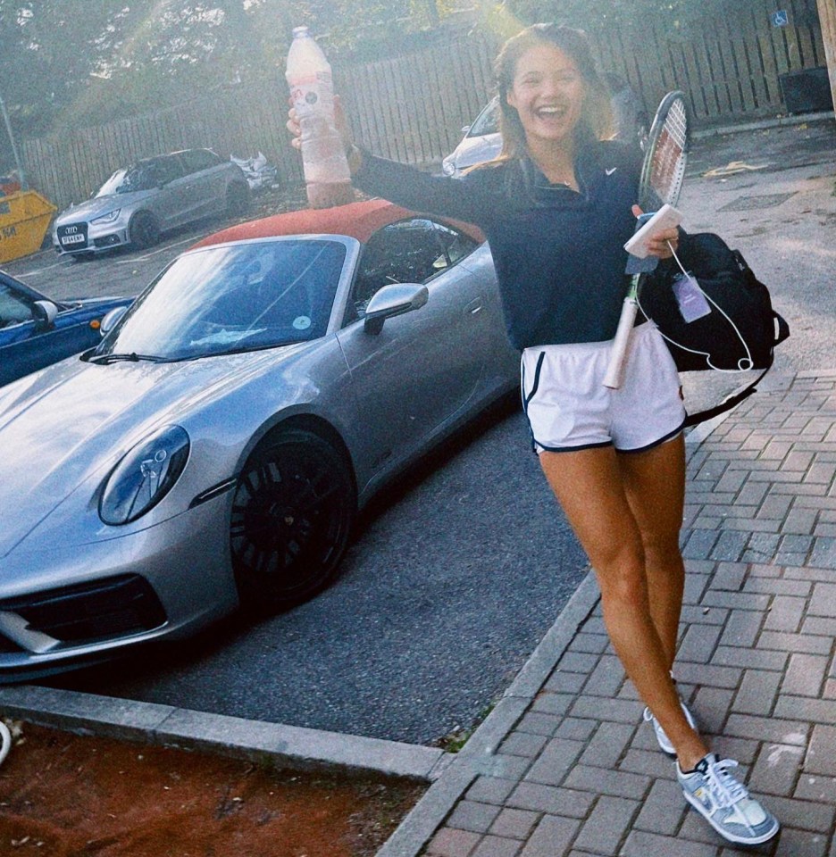 Raducanu often posted her 911 Carrera GTS Cabriolet on Instagram