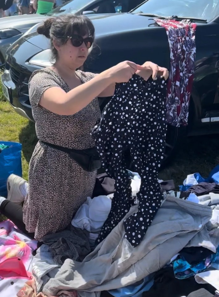 The car boot sale fan has set herself the challenge of turning £3 into £1,000