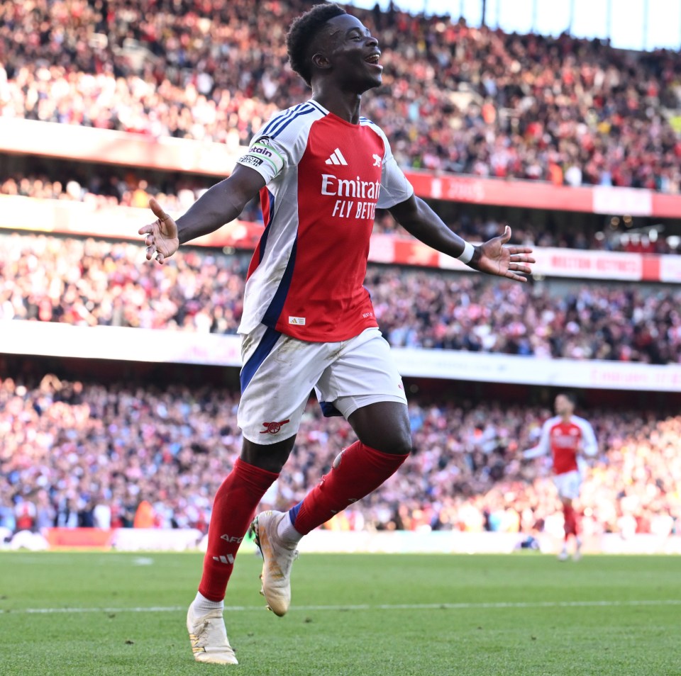 Bukayo Saka was the key man yet again for Arsenal