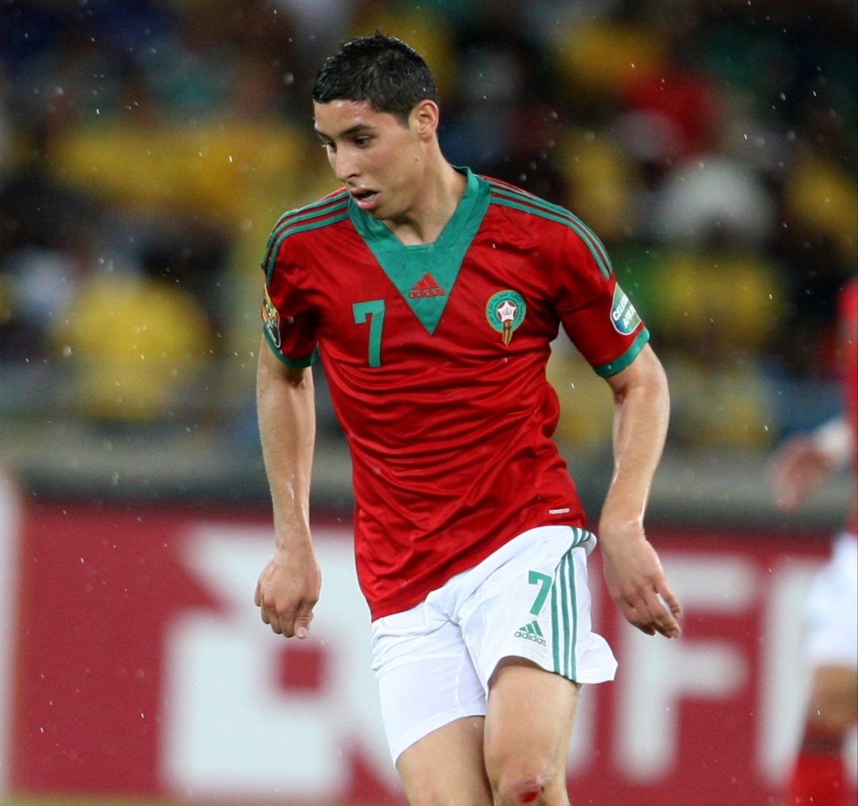 He scored four goals for Morocco