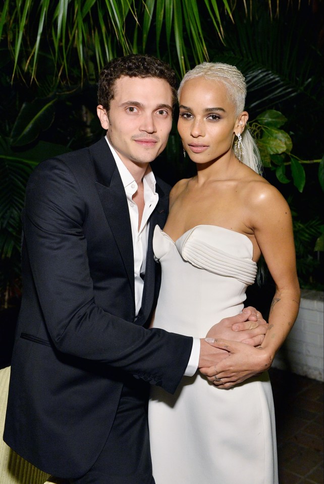 Actress Zoe Kravitz and Karl Glusman attend ELLE’s Annual Women In Television Celebration 2017 at Chateau Marmont