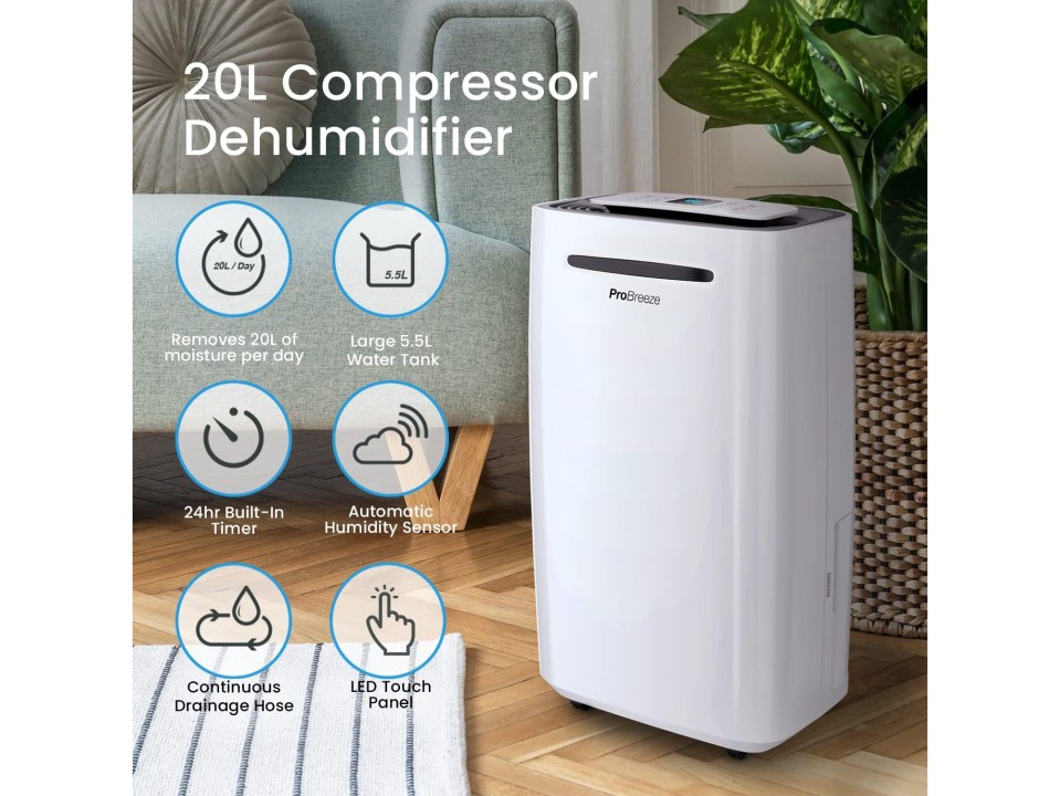 The Pro Breeze dehumidifier has racked up thousands of positive reviews on Amaozn