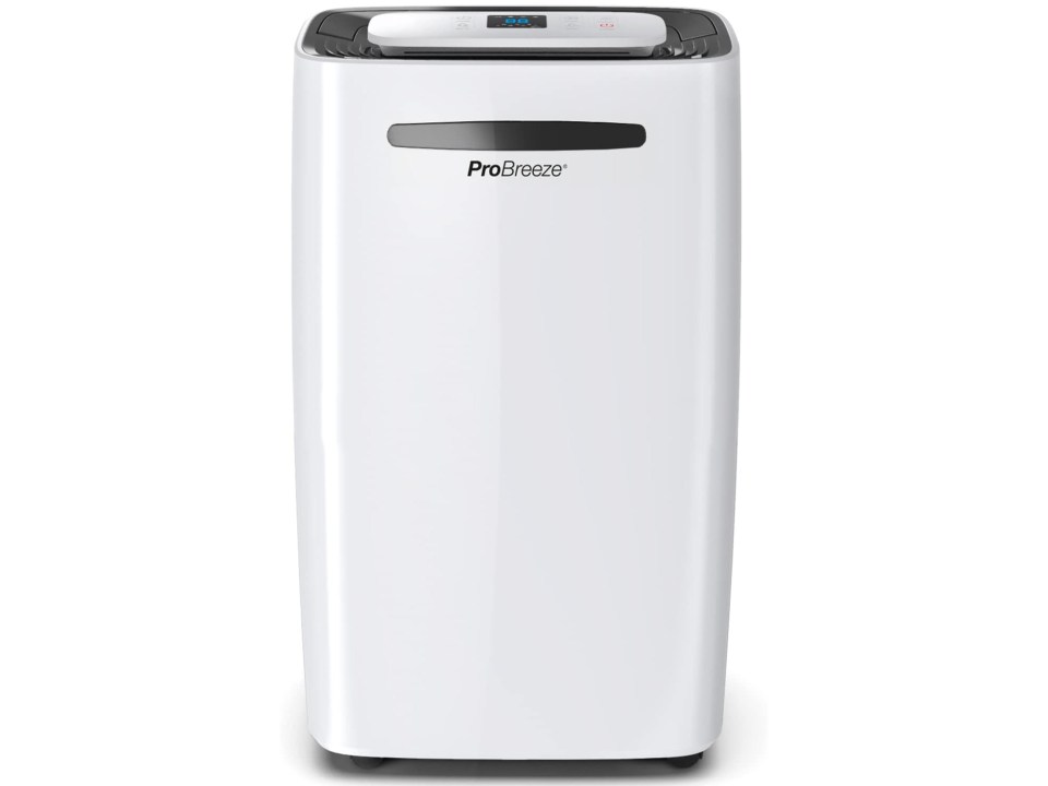 The Pro Breeze 20L Dehumidifier is ideal for medium-to-large rooms, and has a special laundry setting