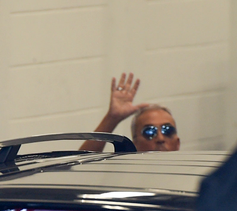 Bruno waved as he returned to the ITV show