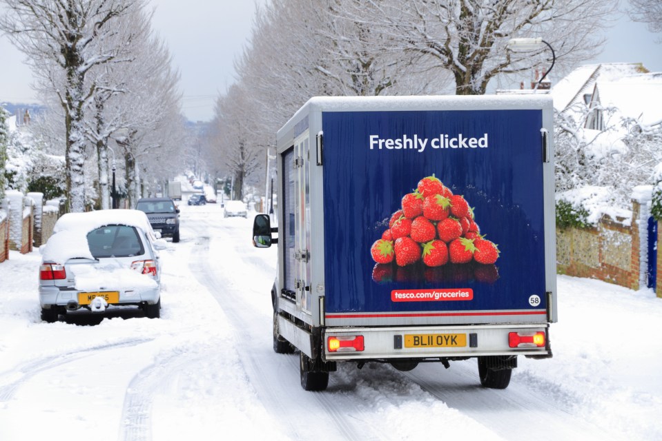 The supermarket has added 60 more delivery vans to its fleet this Christmas, boosting capacity for customers as the big day draws closer