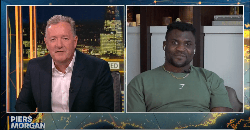 Francis Ngannou discussed his friendship with Cristiano Ronaldo on Piers Morgan Uncensored