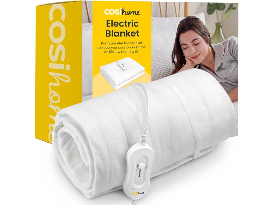 There are over 9,000 five-star ratings for this electric blanket on Amazon