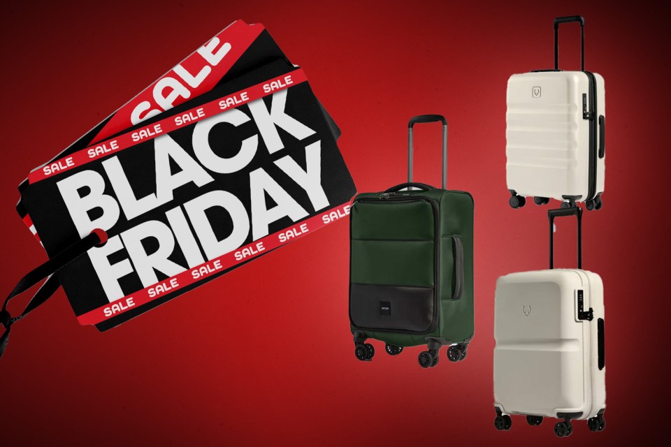 We expect there to be deals on suitcases, cabin bags and other luggage in the Antler Black Friday sale