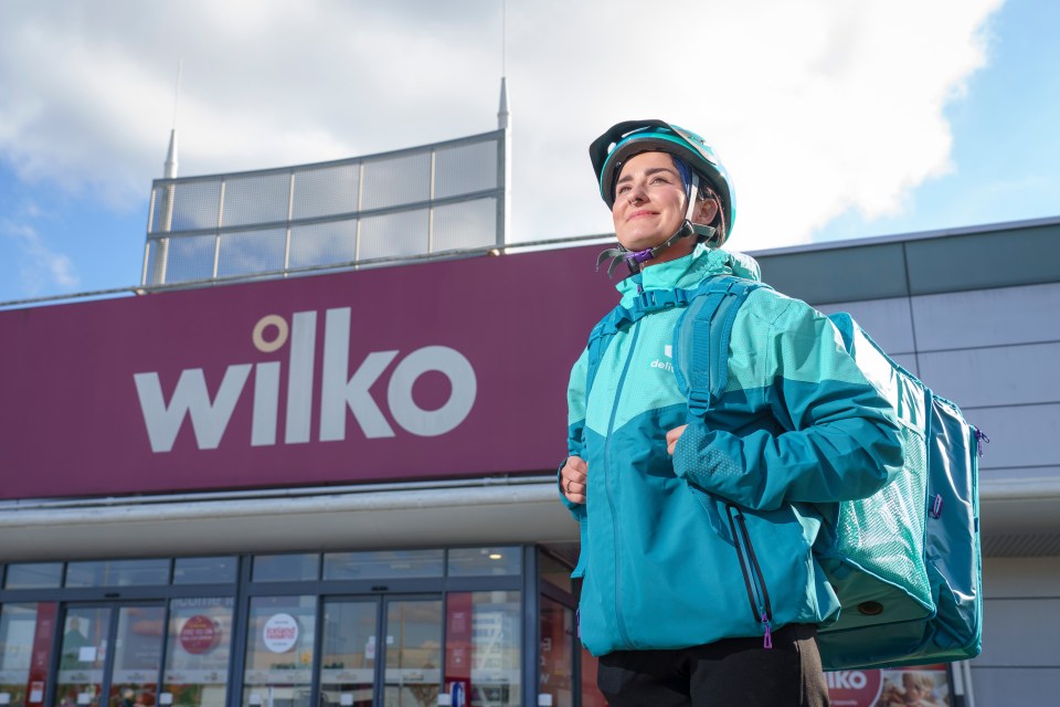 Deliveroo is partnering with Wilko to get homewares to their door