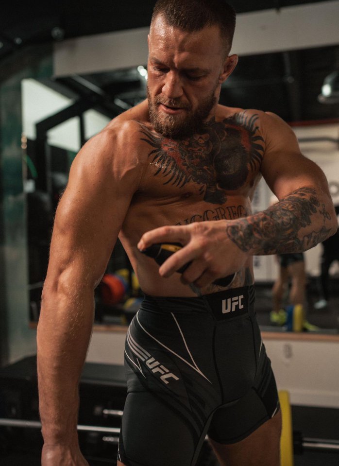 McGregor also owns Tidl sports spray