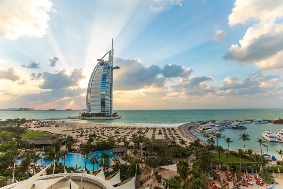 The Burj AI Arab is one of Dubai's best architectural buildings