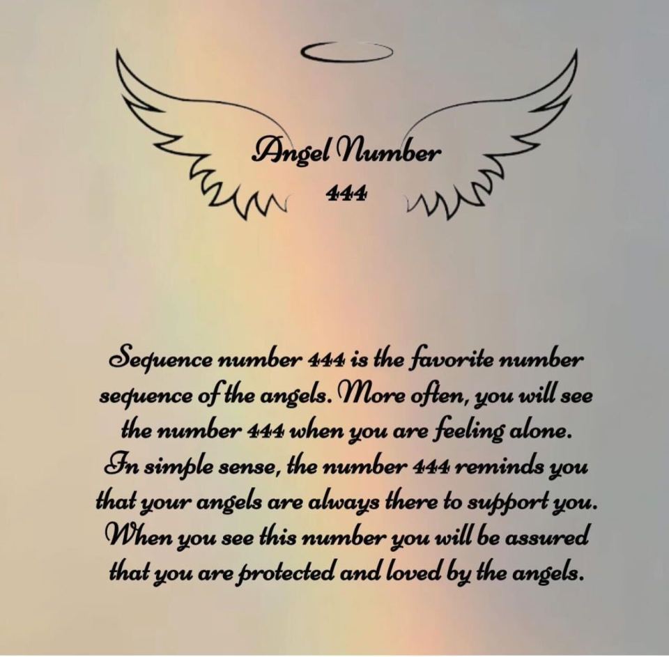 angel number 444 is the favorite number sequence of the angels