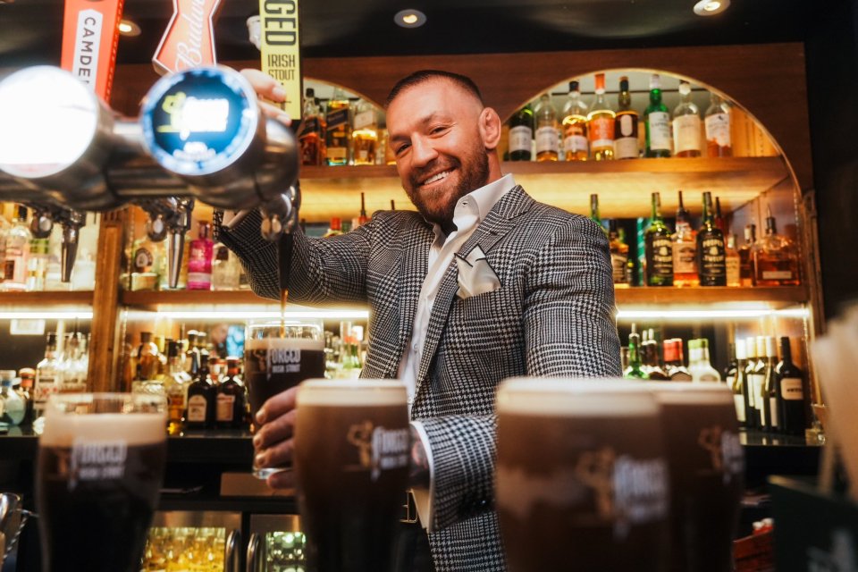 He also has Forged Irish Stout, served in his Black Forge Pub