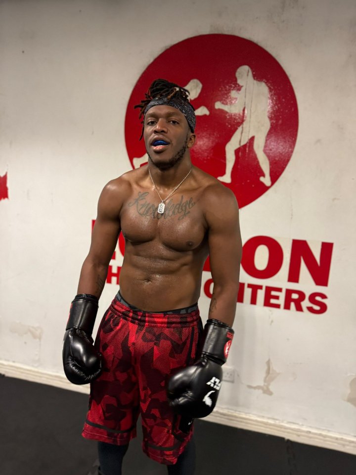 KSI is back training for his boxing return