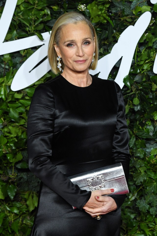 LONDON, ENGLAND - NOVEMBER 29: Kristin Scott Thomas attends The Fashion Awards 2021 at the Royal Albert Hall on November 29, 2021 in London, England. (Photo by Stephane Cardinale - Corbis/Corbis via Getty Images)