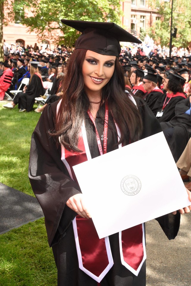 Kate said: 'In May 2023, in my cap and gown, I listened to Tom Hanks give a speech as I graduated'