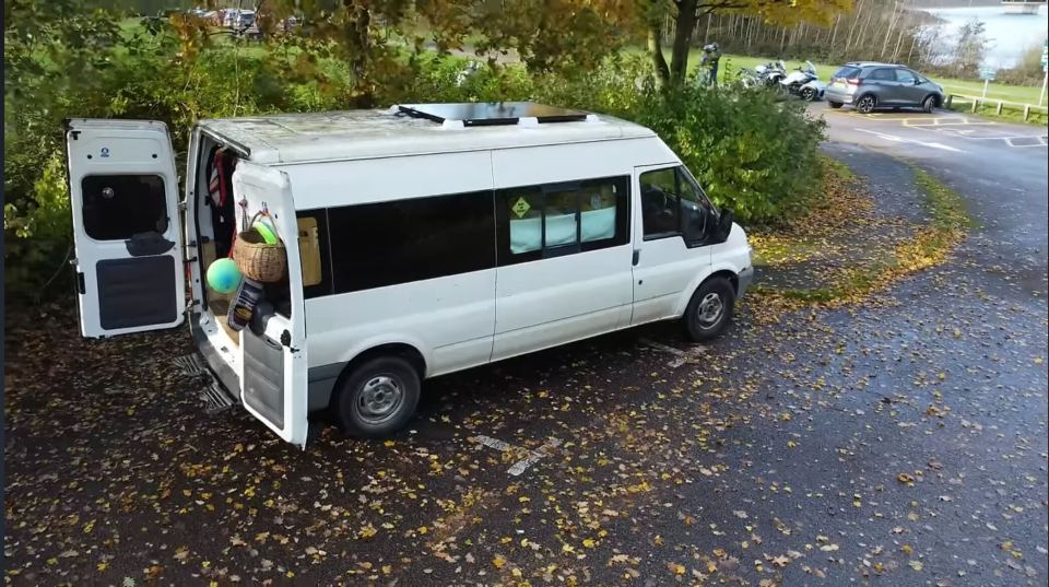 Beck Wood lives in a Ford Transit with her two-year-old son Willow