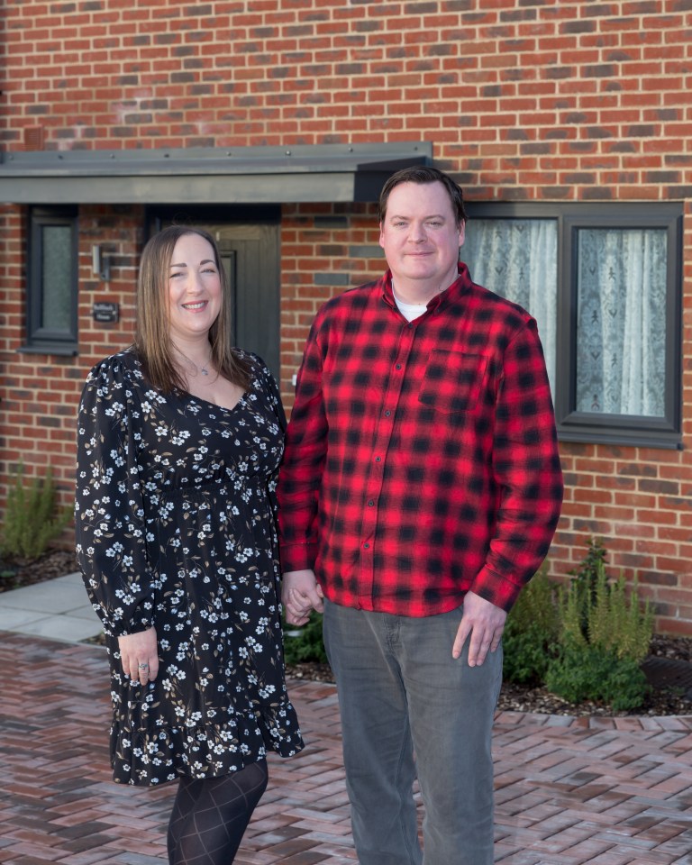 Leigh and Patrick used the shared ownership scheme to get on the property ladder