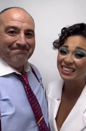 WARNING - TAKEN FROM INSTAGRAM WITHOUT PERMISSION..Caption - Katya Jones and Wynne Evans apologise after Strictly Come Dancing..Link -