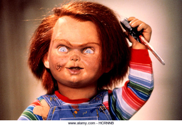 The creepy doll Chucky from the 1988 film Child's Play