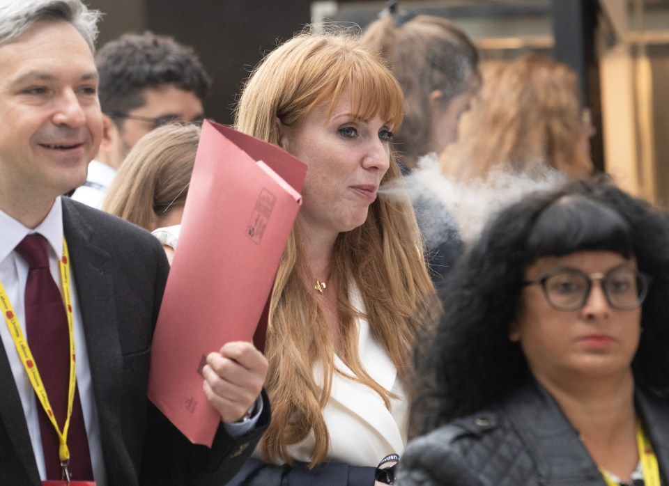 Deputy Prime Minister Angela Rayner vaping outside her home