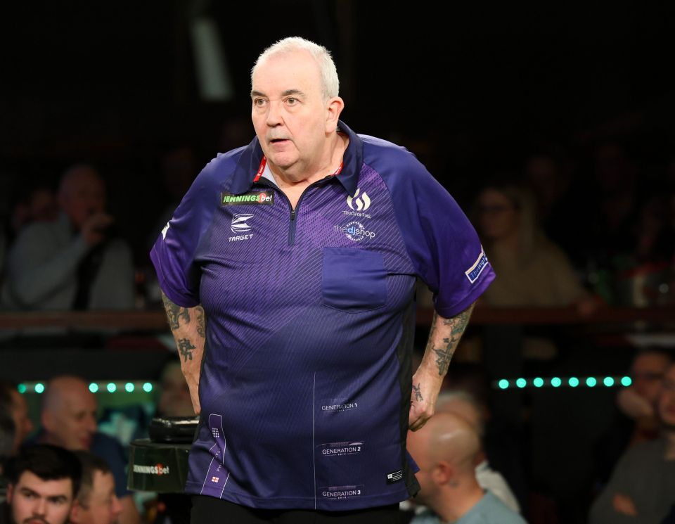 Phil Taylor has withdrawn from the World Seniors Darts Tour in York on medical grounds