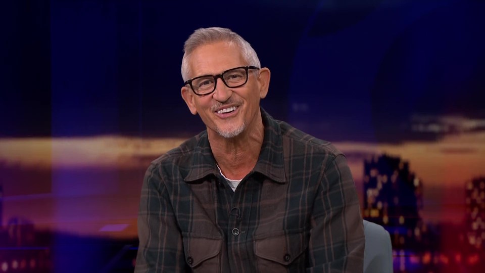 Lineker couldn't help but laugh at his gag after days of speculation