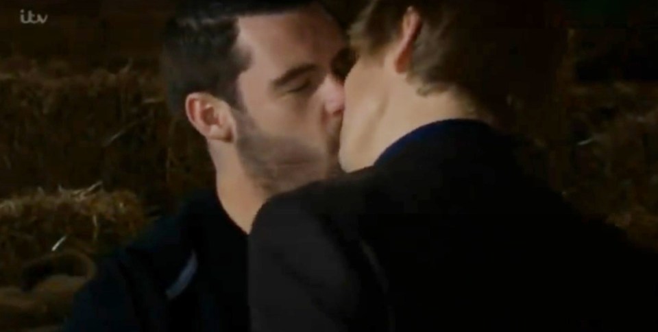 Aaron and Robert  have had multiple steamy scenes in the ITV countryside soap