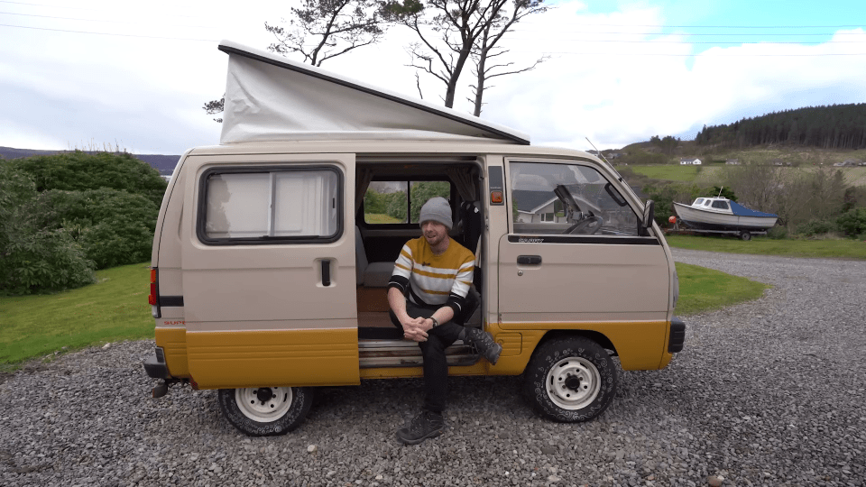 Calum Gillies is the proud owner of the world's smallest campervan