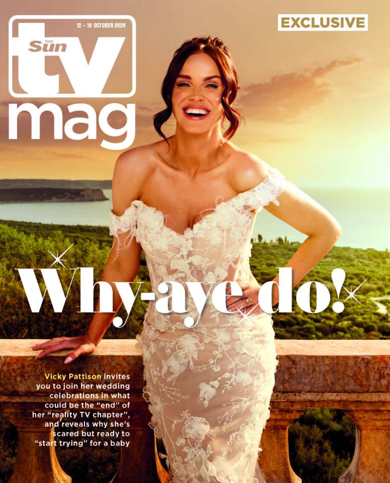 a woman in a wedding dress is on the cover of a magazine