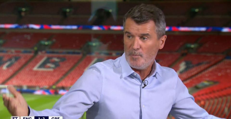 Roy Keane has torn into England's players after a 2-1 loss to Greece