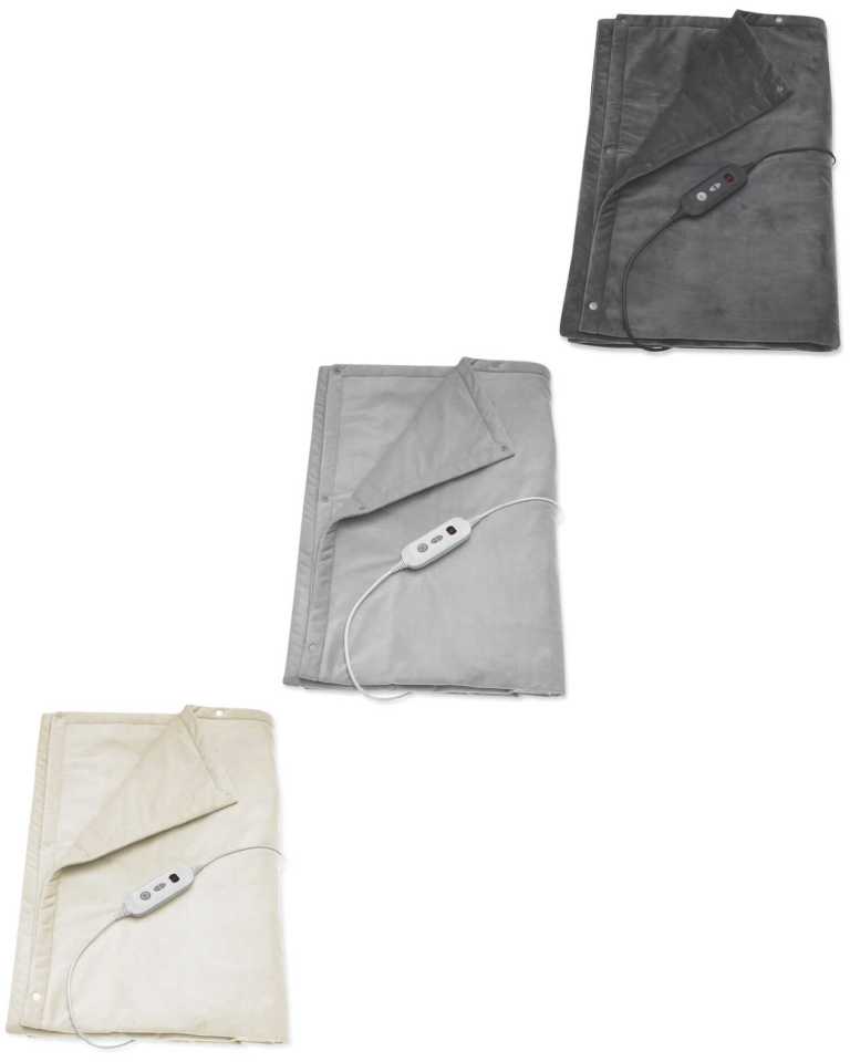 The Ambiano Heated Throw will stop you touching the heating as the winter nights draw in