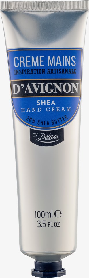 The Lidl D’Avignon Shea hand cream, 100ml, is £2.49