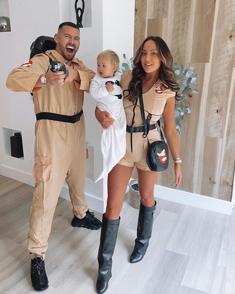 Charlotte Crosby and her family looked iconic as Ghostbusters in 2023