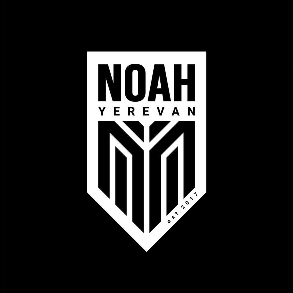 a black and white logo for noah yerevan