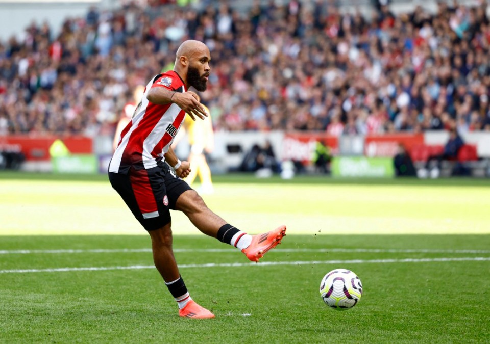 Mbeumo is now Brentford's first-choice penalty taker