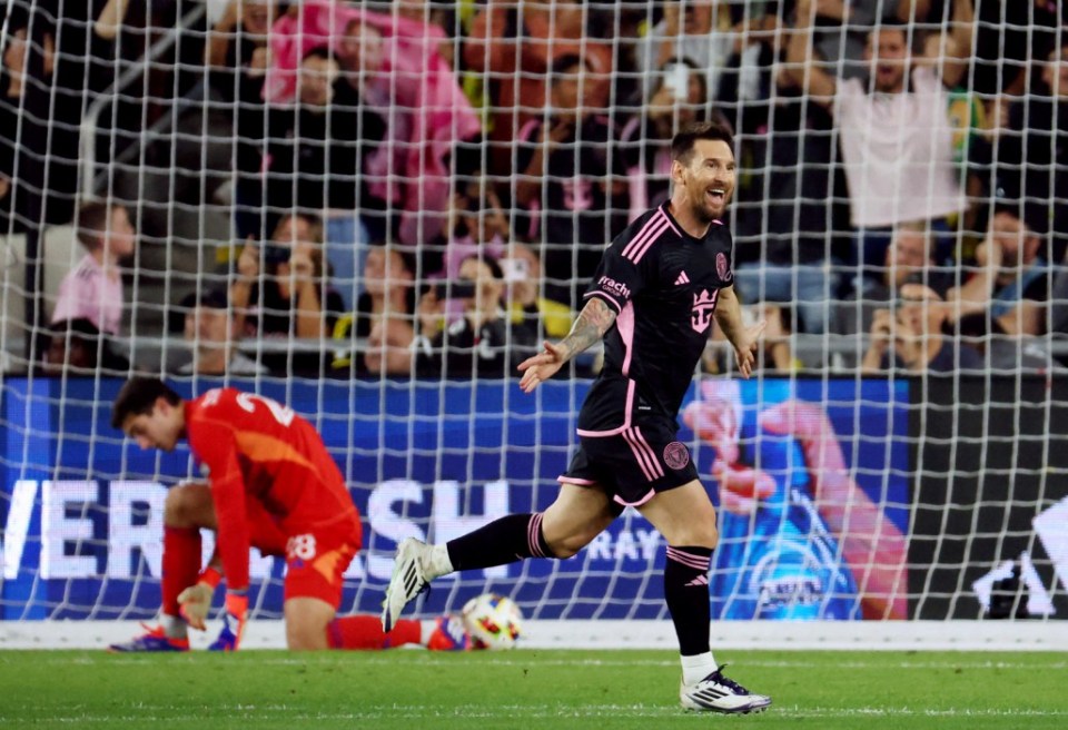 Messi scores against Columbus Crew on Wednesday to seal the MLS Supporters' Shield