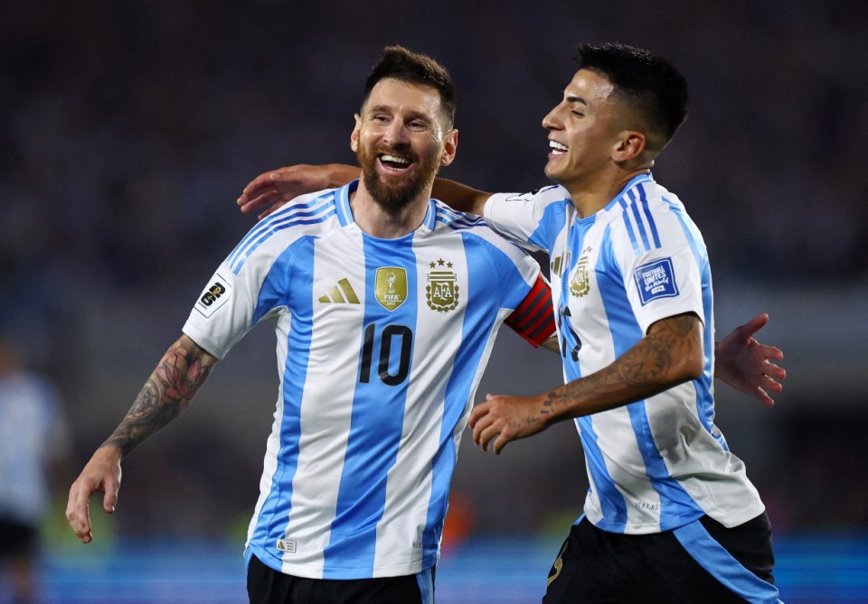 The seven-time Ballon d'Or winner then scored Argentina's fifth in the 84th minute