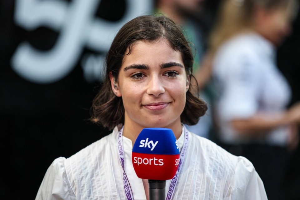 Mandatory Credit: Photo by Xavi Bonilla/DPPI/REX/Shutterstock (14732016cr) Jamie Chadwick, portrait during the Formula 1 Singapore Grand Prix 2024, 18th round of the 2024 Formula One World Championship from September 20 to 22, 2024 on the Marina Bay Circuit, in Singapore, Singapore - Photo Xavi Bonilla / DPPI F1 - SINGAPORE GRAND PRIX 2024, , Singapore, Singapour - 21 Sep 2024