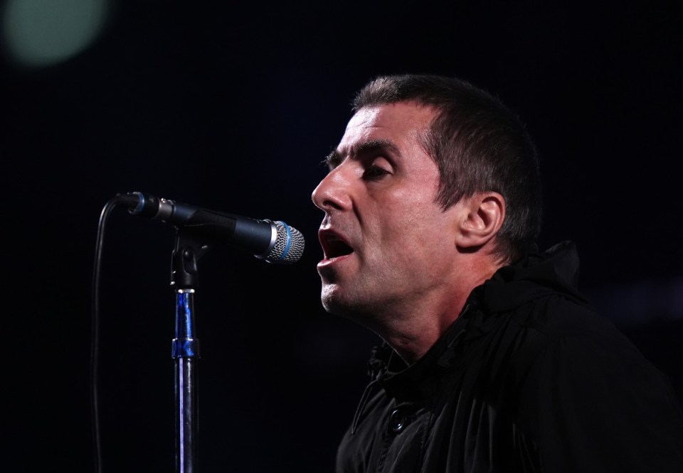 Liam Gallagher performing ahead of the IBF World Heavy weight bout at Wembley Stadium, London. Picture date: Saturday September 21, 2024. PA Photo. See PA story SHOWBIZ Gallagher. Photo credit should read: Bradley Collyer/PA Wire. RESTRICTIONS: Use subject to restrictions. Editorial use only, no commercial use without prior consent from rights holder.