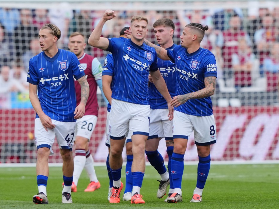 Ipswich's Liam Delap scored his third goal in two games